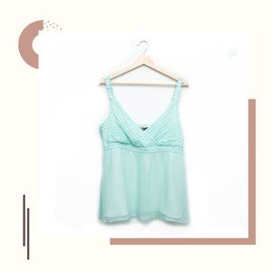 Folio New York Vintage Baby Doll Silk Top Mint Color